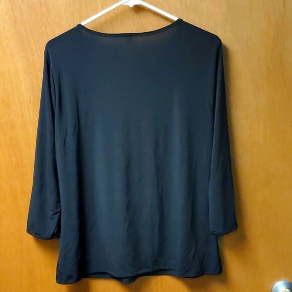 NY Collection petite womans blouse, large - Picture 5 of 5